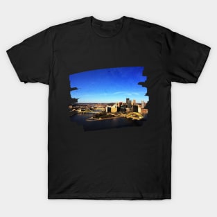 Photo Pittsburgh Pennsylvania skyline USA city tall building sky T-Shirt